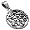 Small Flower of Life Silver Pendant