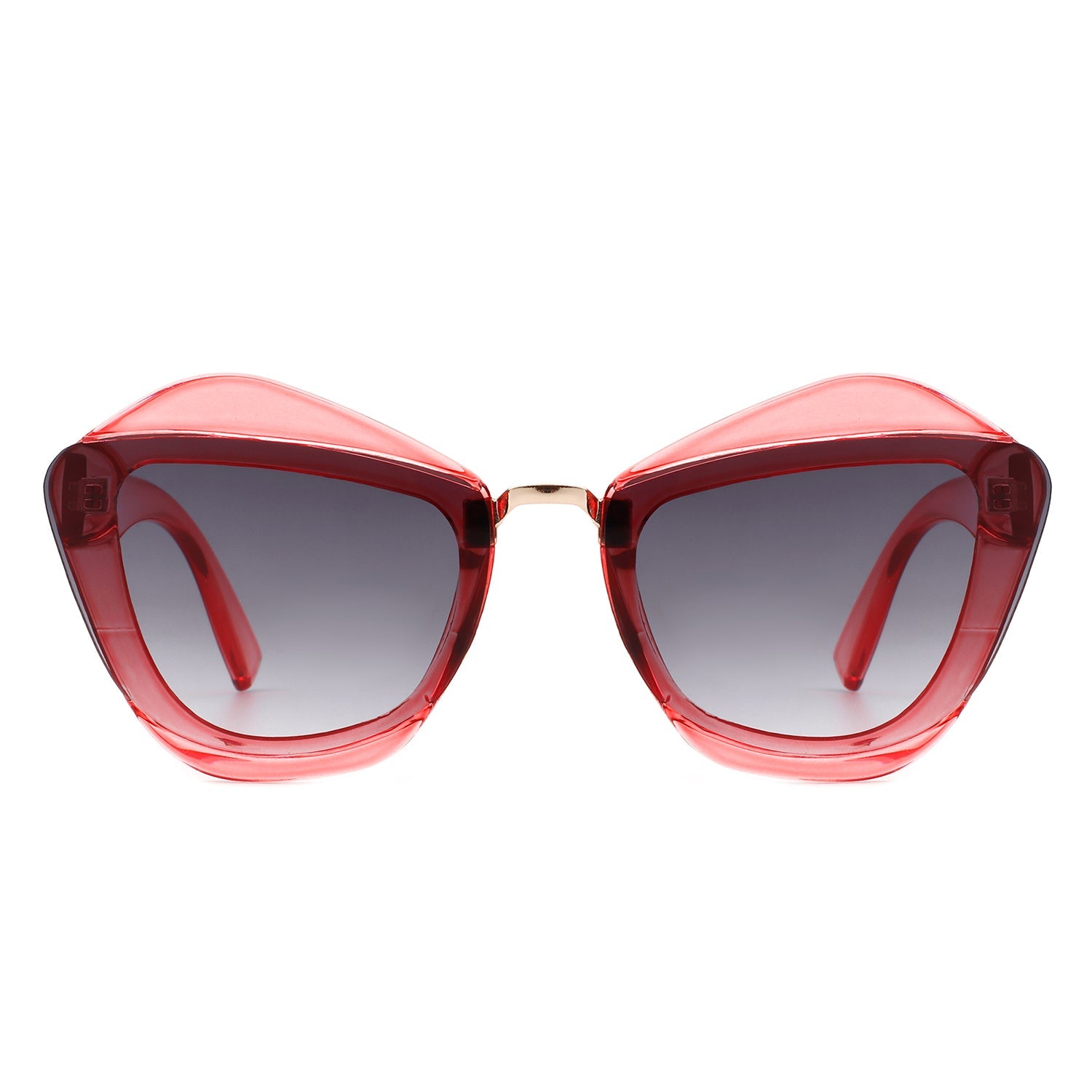 Infernia - Women Square Fashion Irregular Cat Eye Sunglasses