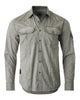 ZIMEGO Men's Stretch Flex Slim Color Washed Vintage Rugged Fashion Button Shirts