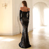 Clara Off Shoulder Gown