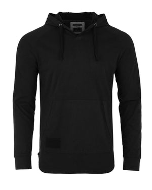 ZIMEGO Men's Pigment Dyed Hoodie - Athletic v Neck Long Sleeve