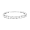 Diamant taille ronde brillant serti sur griffes partagées en argent sterling .925 1/2 carat