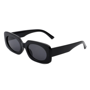 Radianty - Retro Rectangle Narrow Oval Vintage Square Fashion Sunglasses