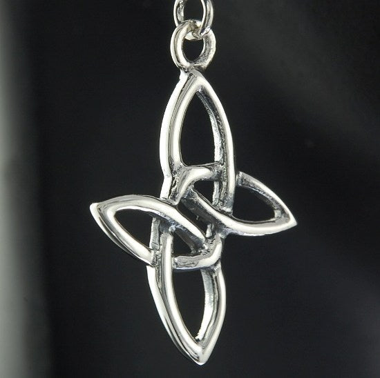 Celtic Knot Solid Silver Earrings