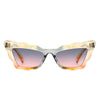 Radiance - Women Irregular Butterfly Wavy Frame Tinted Fashion