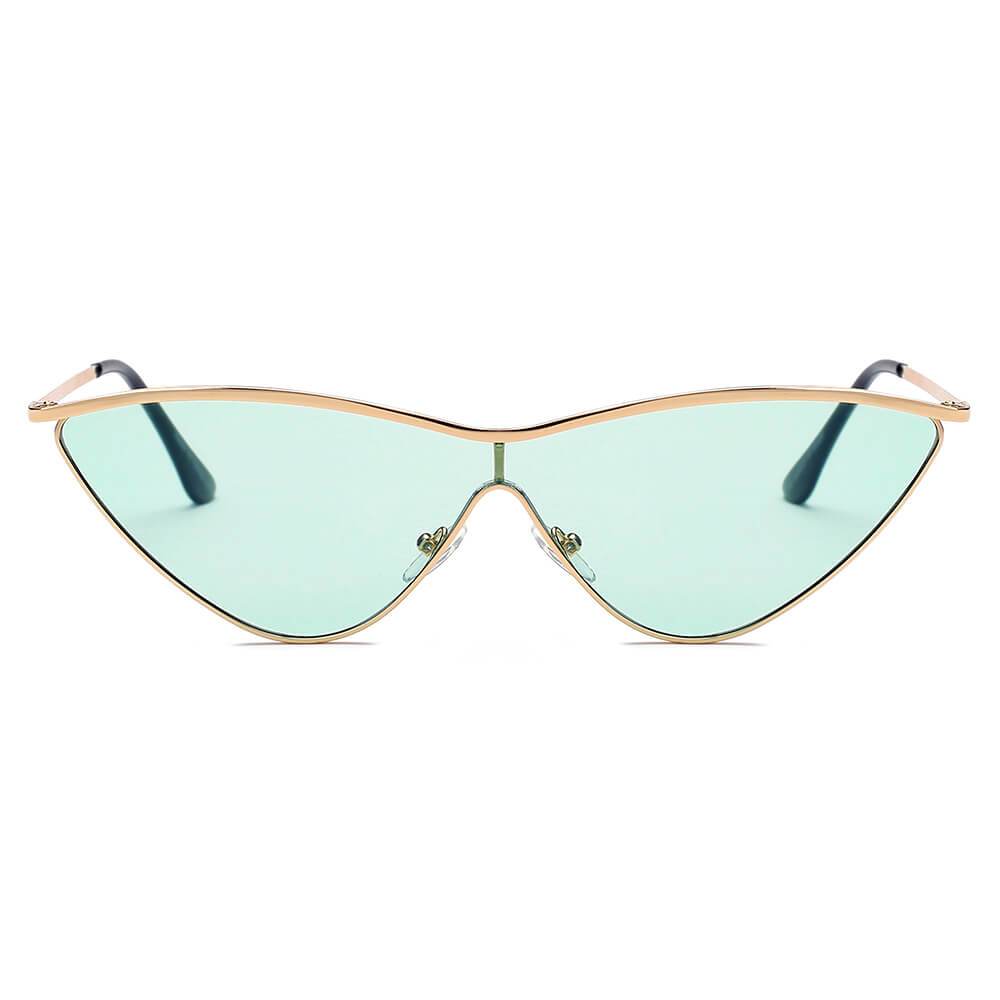 SUSTYA -  Women Fashion Tinted Cat Eye Sunglasses