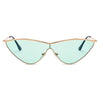 SUSTYA -  Women Fashion Tinted Cat Eye Sunglasses