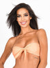 Zoey Bandeau Top - Peach