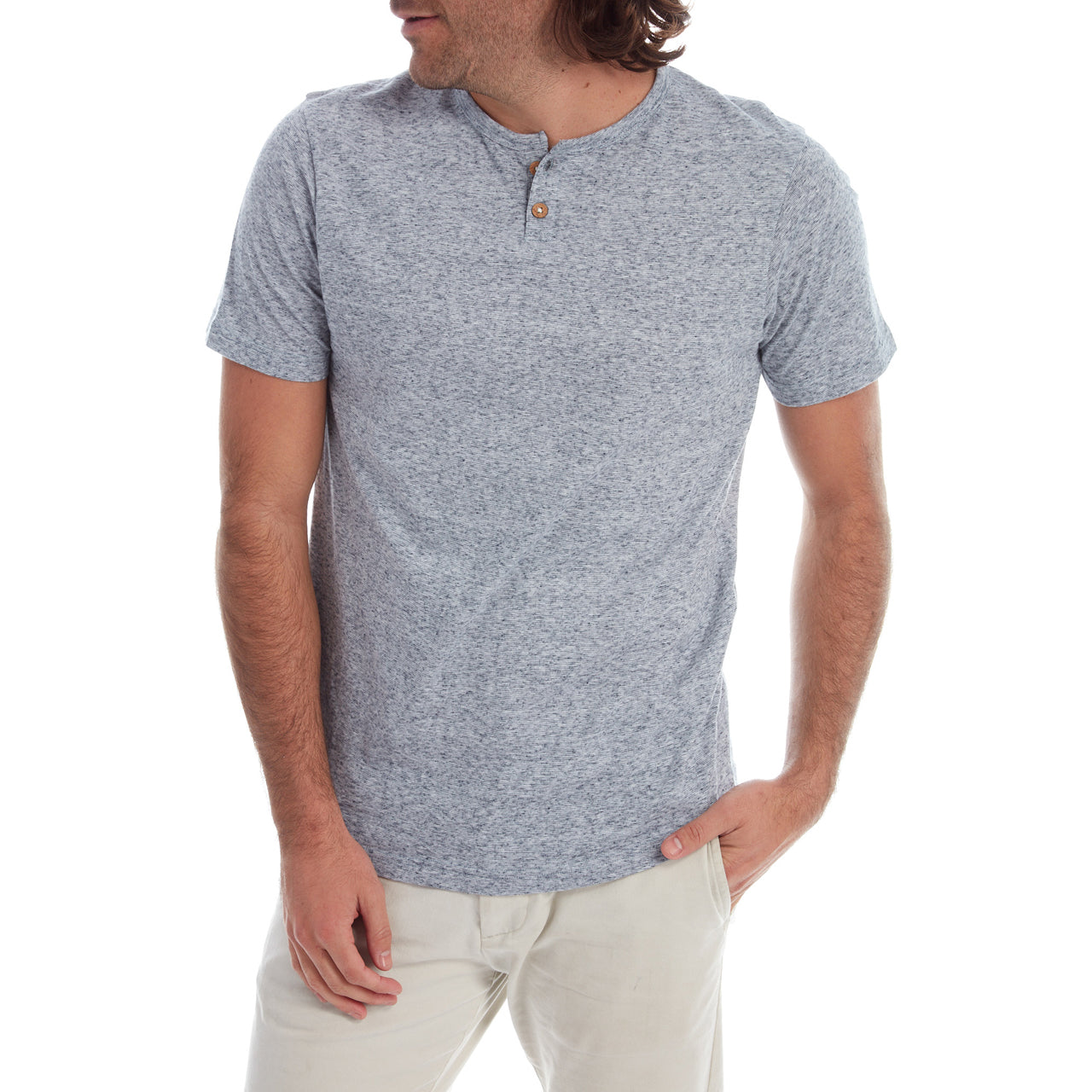 Avery Striped Henley