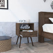 Nightstand  Fugaz, Bedroom, Dark Walnut