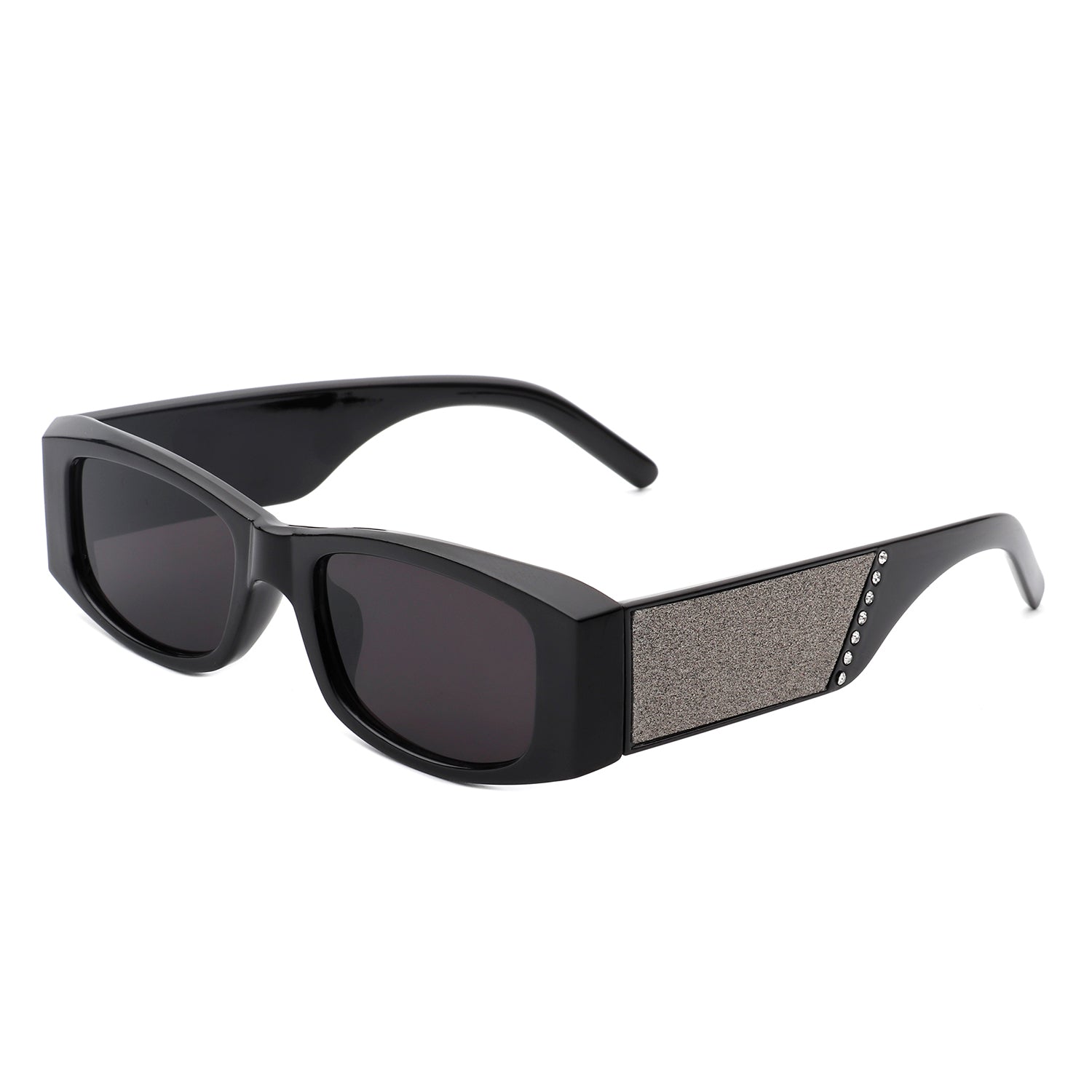 Harmonix - Retro Rectangular Narrow Vintage Slim Sunglasses