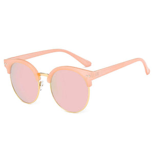 Jermyn - Lunettes de soleil rondes Clubmaster à la mode rétro