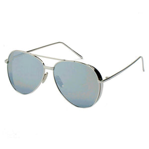 DELAN | Premium Mirrored Lens Oversize Aviator Sunglasses