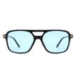 Skyhavoc - Retro Square Brow-Bar Fashion Aviator Sunglasses