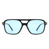 Skyhavoc - Retro Square Brow-Bar Fashion Aviator Sunglasses