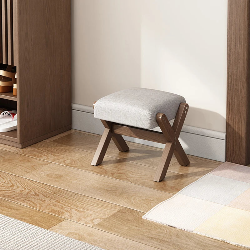 Solid Wood Shoe Hallway Seat