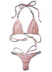 Shanel Triangle Top & Tango Bottom - Powder Pink