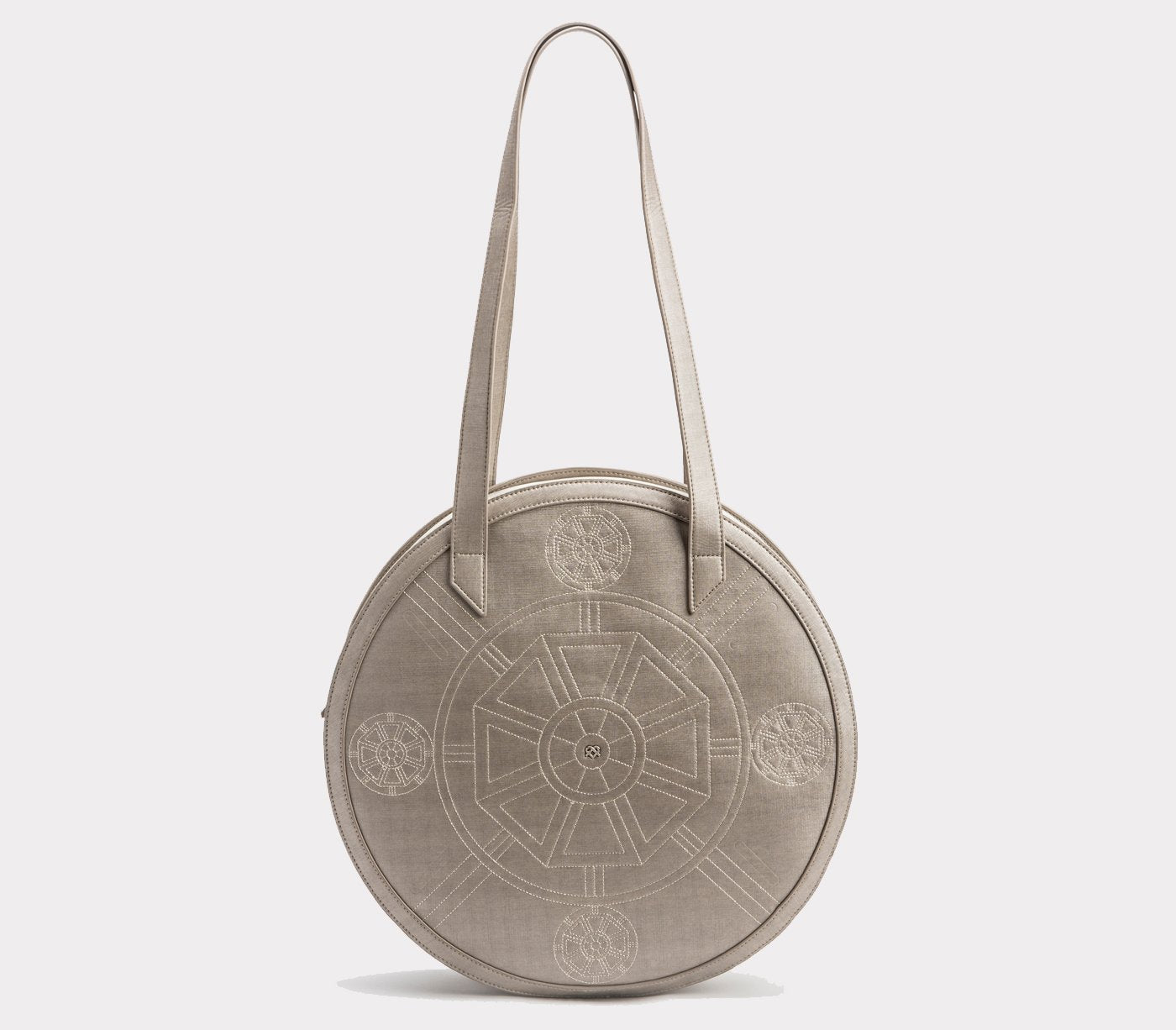 Meghan - Silver Vegan Tote Bag