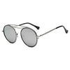 FAIRFAX | Polarized Circle Round Brow-Bar Fashion Sunglasses