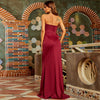 Larissa Red Applique Evening Gown