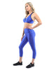 Ensemble de vêtements de sport Firenze - Leggings et soutien-gorge de sport - Bleu [FABRIQUÉ EN ITALIE]