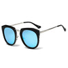 FERNDALE | Mirrored Polarized Lens Oversize Cat Eye Sunglasses