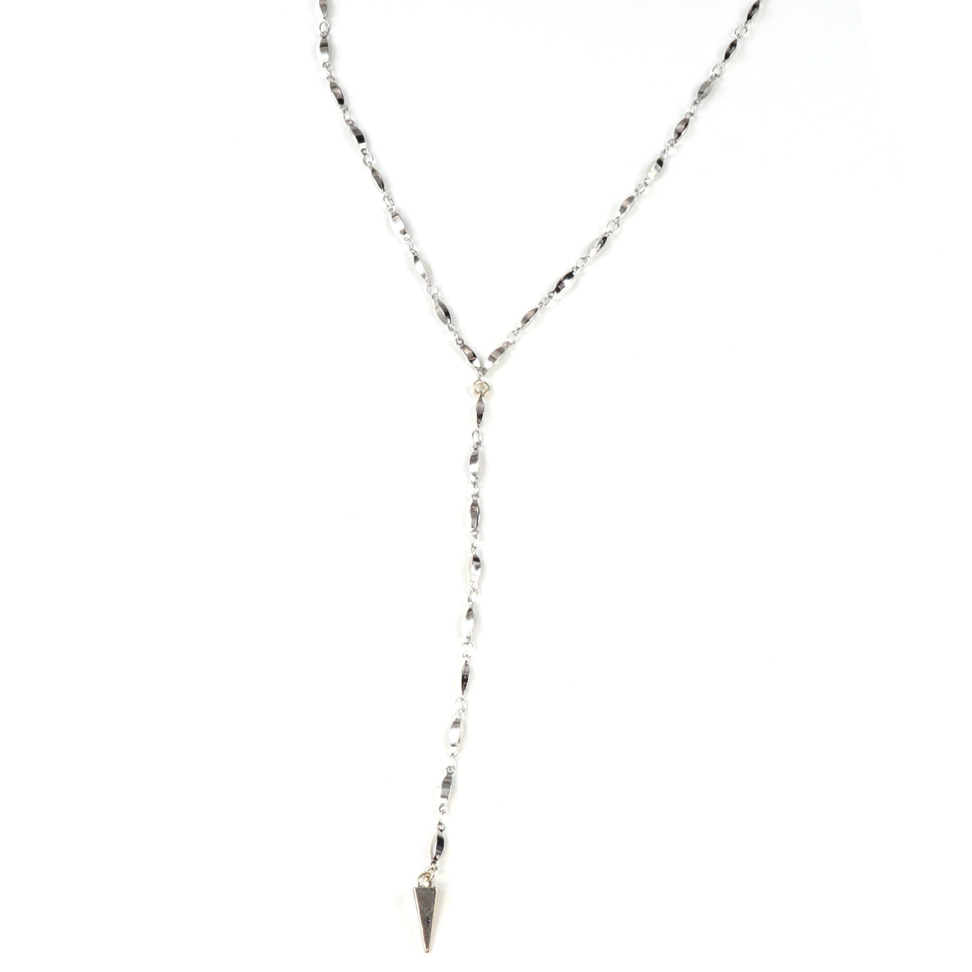 Collier en Y Bridgett en argent et or