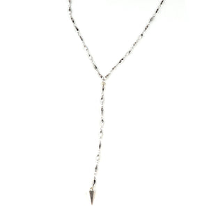 Bridgett Y-Necklace in Silver & Gold