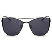 DORSET - Oversize Polygon Mirrored Lens Cat Eye Sunglasses