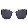 DORSET - Oversize Polygon Mirrored Lens Cat Eye Sunglasses