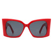 Skydusts - Oversize Square Chunky Fashion Large Women Sunglasses