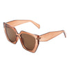 Kaeliana - Oversize Square Tinted Women Fashion Cat Eye Sunglasses