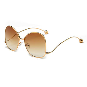 Eugene - Women's Trendy Oversized Pantone Lens Sunglasses