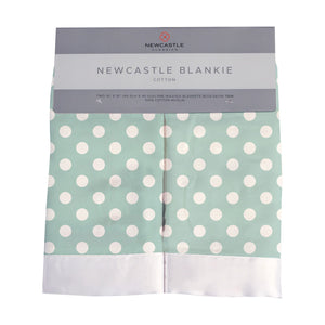 Couverture de sécurité pour bébé en mousseline de coton à pois Jade