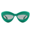 Vexa - Fashion Trendy Cat-Eye Thick Frame Lip Sunglasses