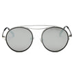 FAIRFAX | Polarized Circle Round Brow-Bar Fashion Sunglasses