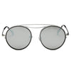 FAIRFAX | Polarized Circle Round Brow-Bar Fashion Sunglasses