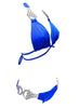 Nicole Halter Top & Skimpy Bottom - Blue