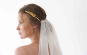 Goddess Crown Headpiece Veil  #4030