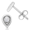 .925 Sterling Silver 1/10 Cttw Miracle-Set Diamond