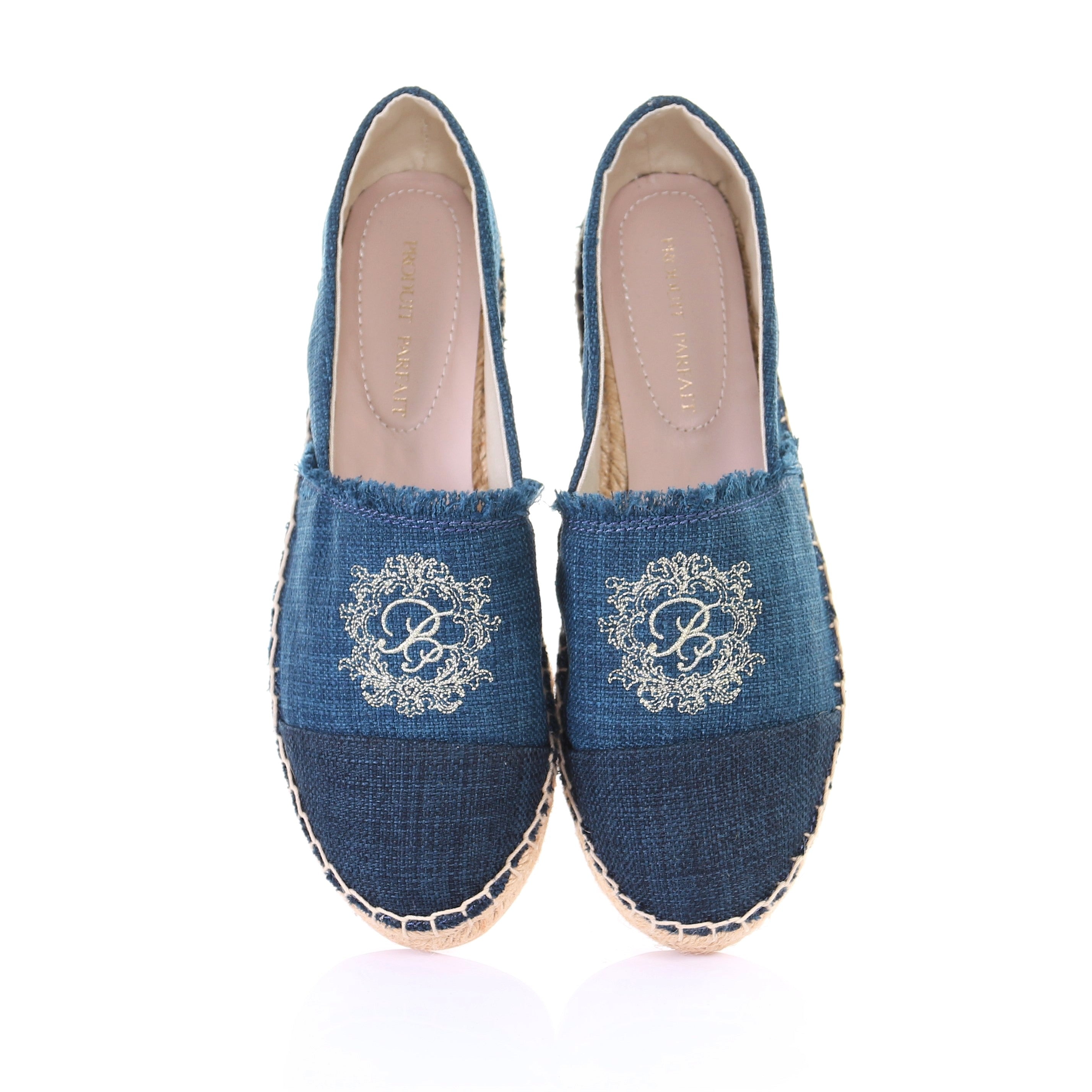 Espadrilles bicolores-Marine