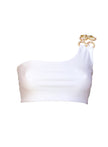 Kira One Shoulder Top - White