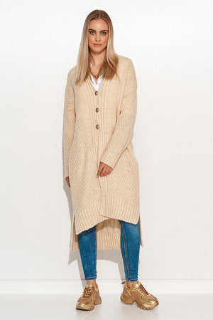 Cardigan Modèle 158153 Makadamia