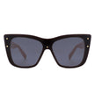 Windborn - Women Retro Square Tinted Cat Eye Fashion Sunglasses