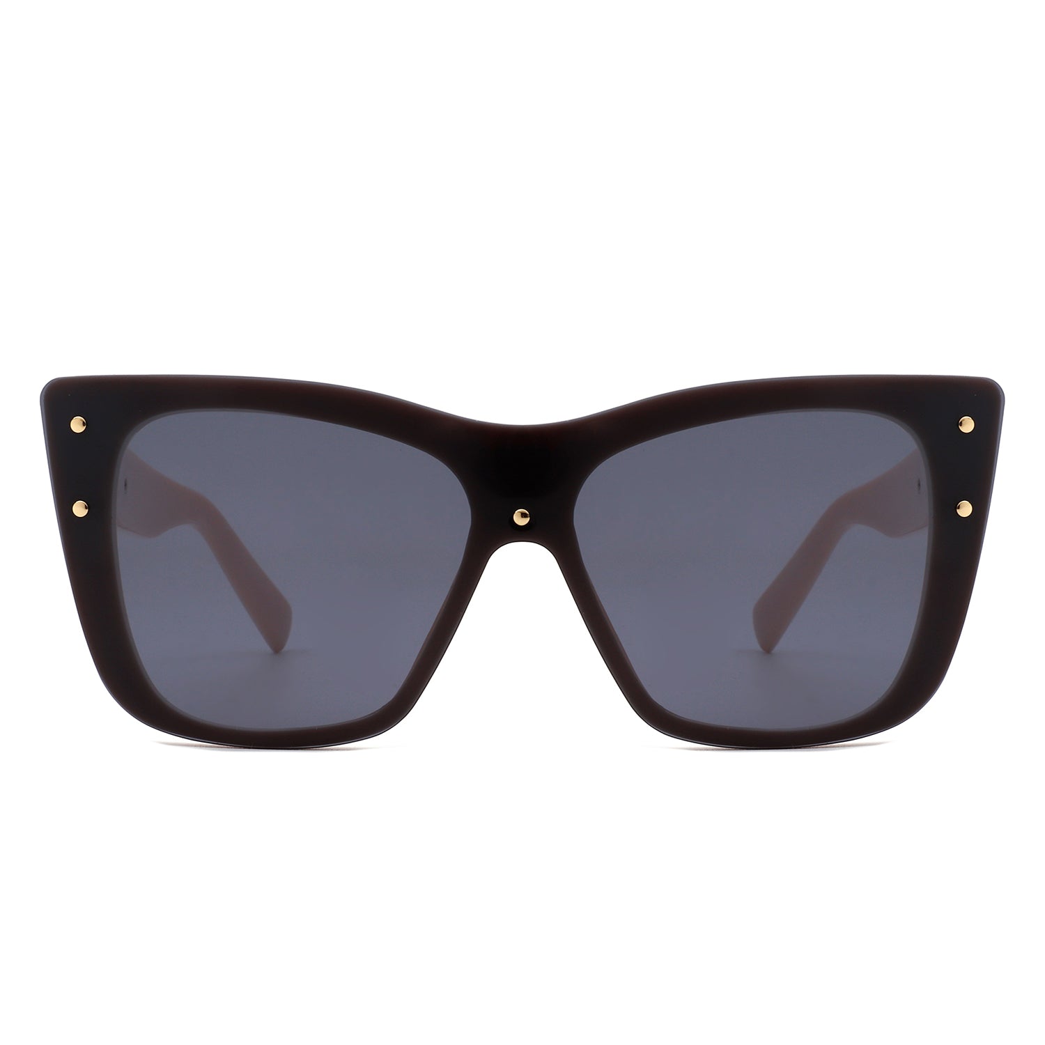 Windborn - Women Retro Square Tinted Cat Eye Fashion Sunglasses