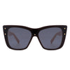 Windborn - Women Retro Square Tinted Cat Eye Fashion Sunglasses