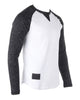 ZIMEGO T-shirt raglan à manches longues pour homme, coupe athlétique, style baseball rétro contrasté