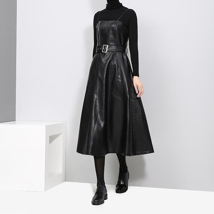 Robe en cuir végétalien Musset