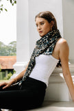 Silk Scarf in Animal Print