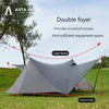 Double-Sided Silicon-Coated Pyramid Tent